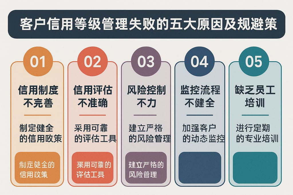 客户信用等级管理失败的五大原因及规避策略