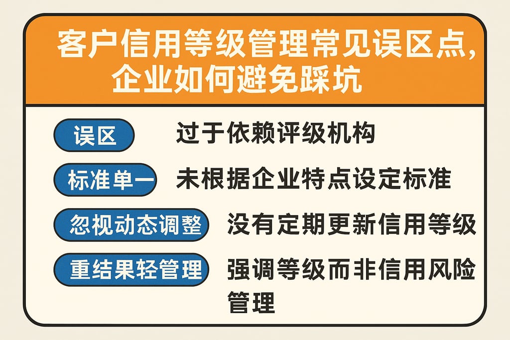 客户信用等级管理常见误区盘点，企业如何避免踩坑