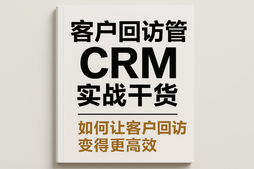 客户回访管理CRM实战干货：如何让客户回访变得更高效