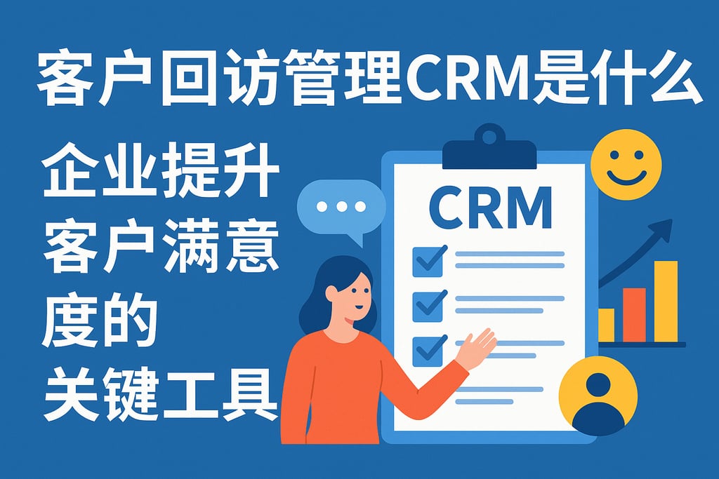 客户回访管理CRM是什么？企业提升客户满意度的关键工具