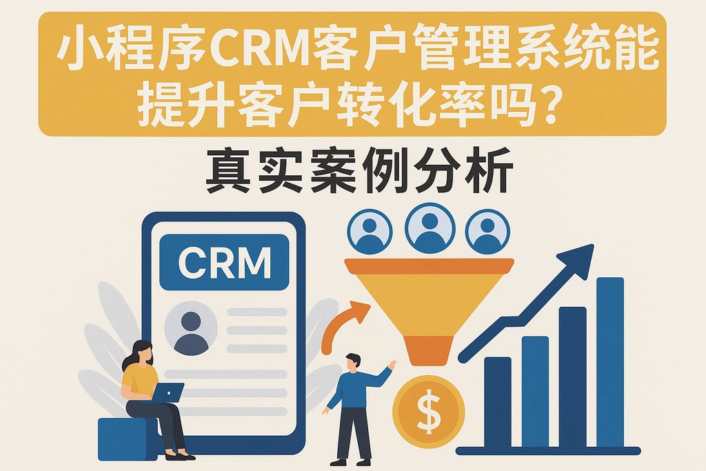 小程序CRM客户管理系统能提升客户转化率吗？真实案例分析