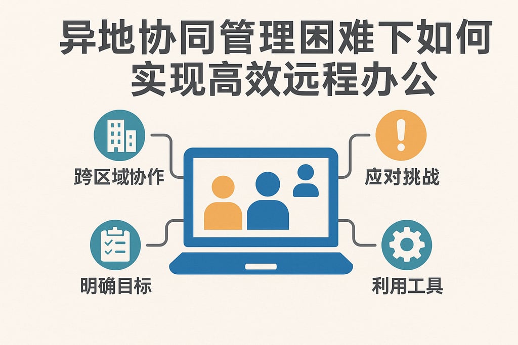异地协同管理困难下如何实现高效远程办公