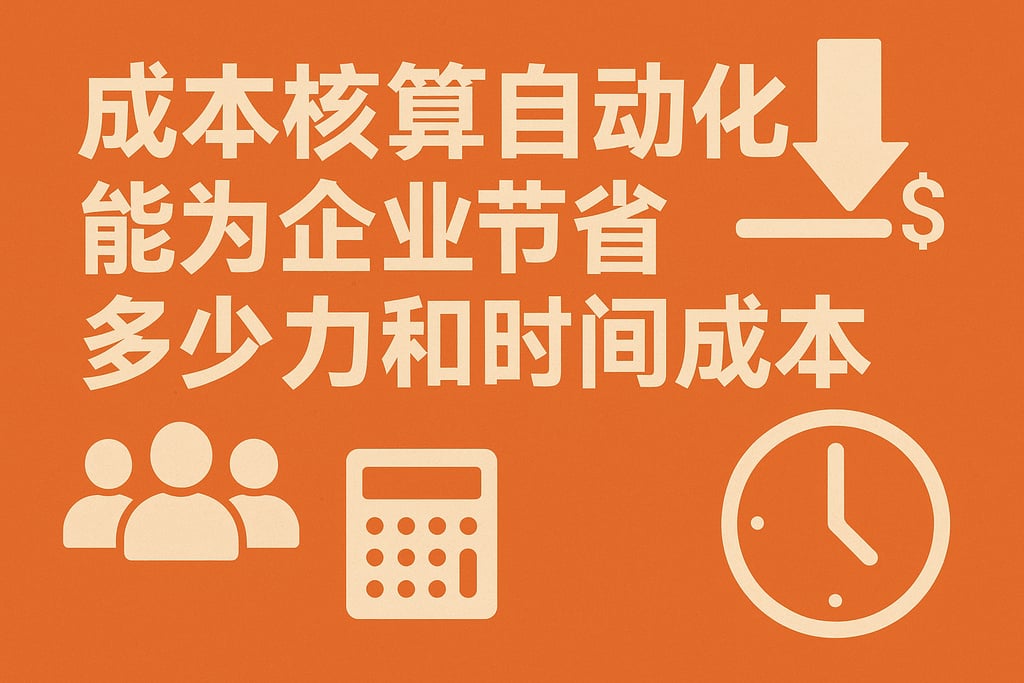 成本核算自动化能为企业节省多少人力和时间成本