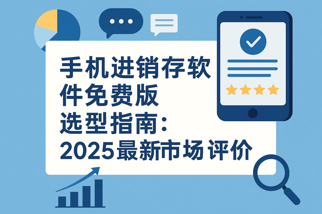 手机进销存软件免费版选型指南：2025最新市场评价