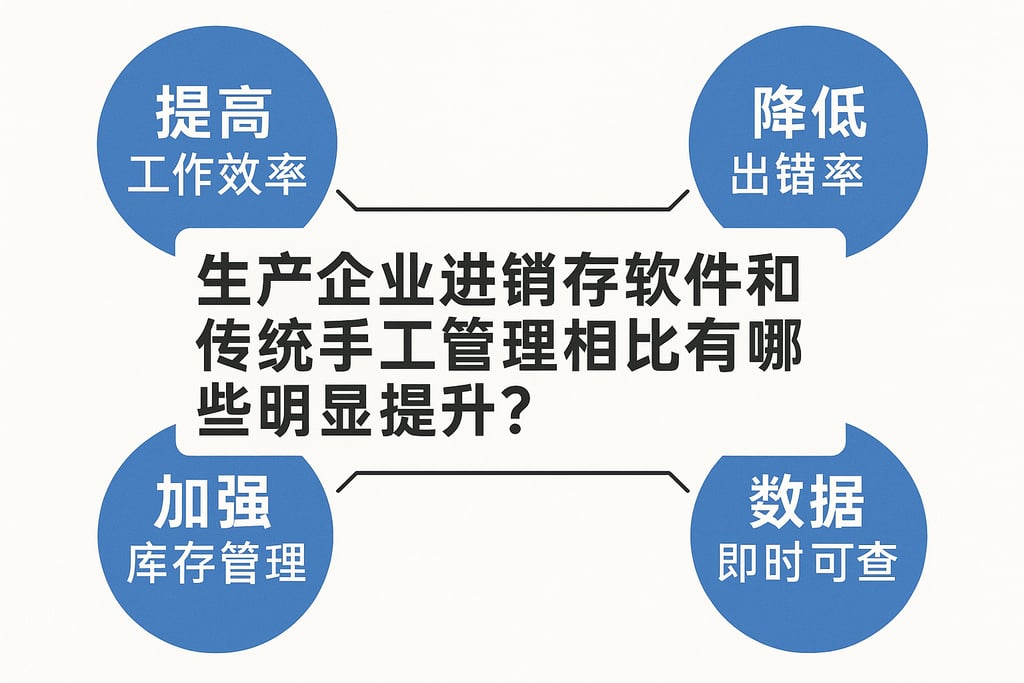 生产企业进销存软件和传统手工管理相比有哪些明显提升？