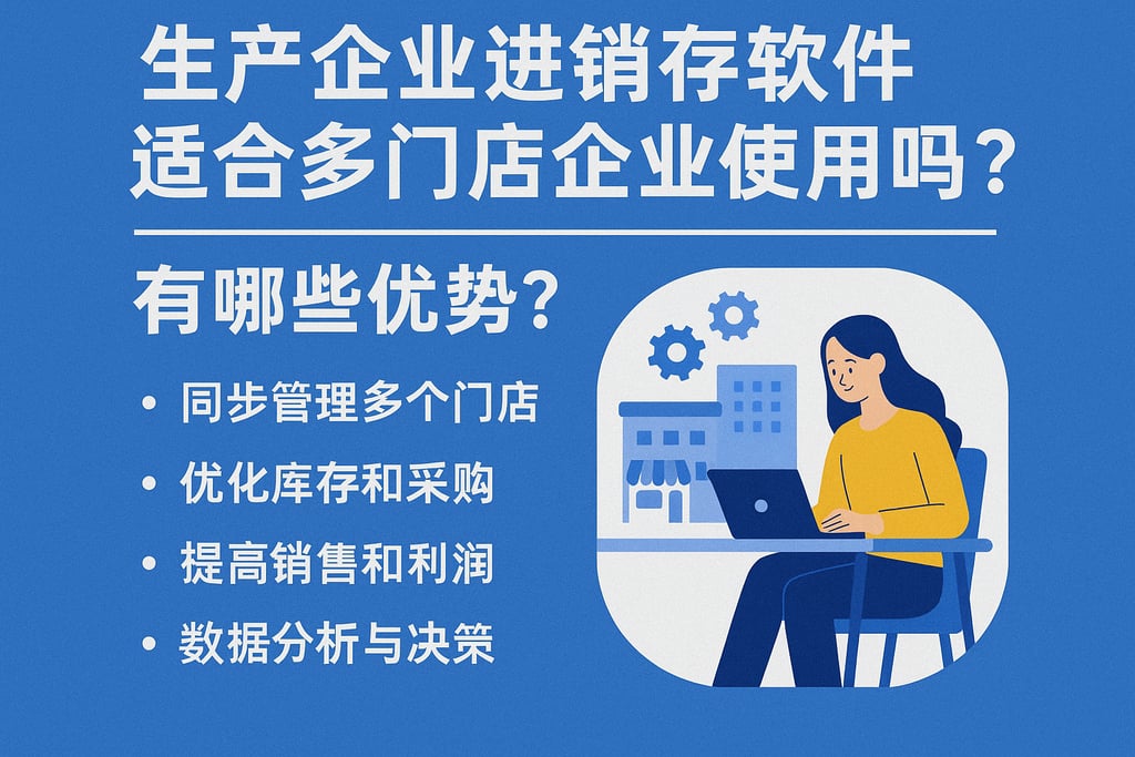 生产企业进销存软件适合多门店企业使用吗？有哪些优势？