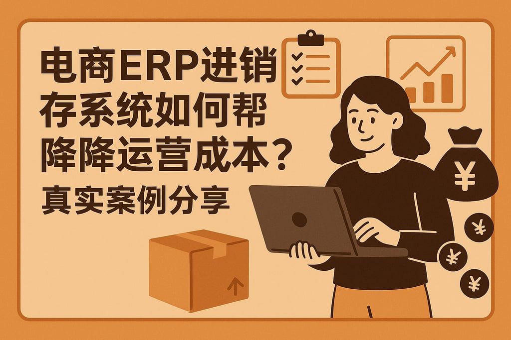 电商erp进销存系统如何帮助降低运营成本？真实案例分享