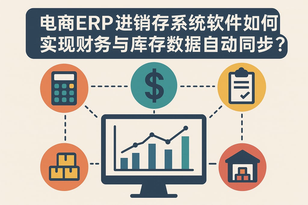 电商erp进销存系统软件如何实现财务与库存数据自动同步？