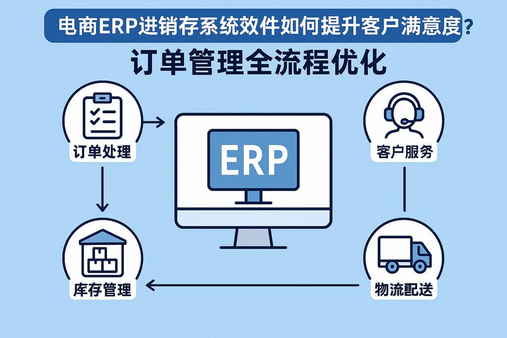 电商erp进销存系统软件如何提升客户满意度？订单管理全流程优化