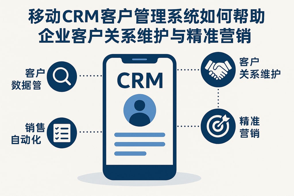 移动CRM客户管理系统如何帮助企业客户关系维护与精准营销