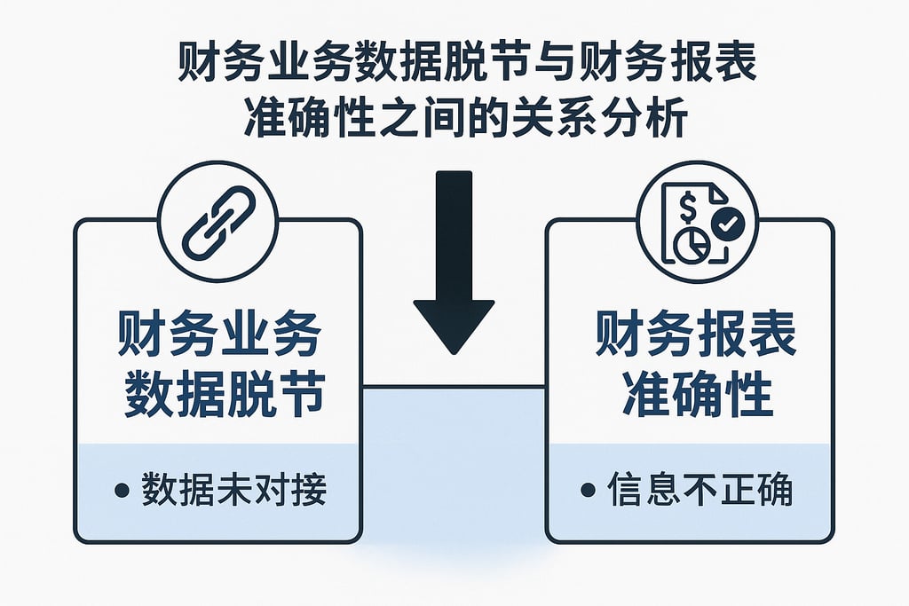 财务业务数据脱节与财务报表准确性之间的关系分析