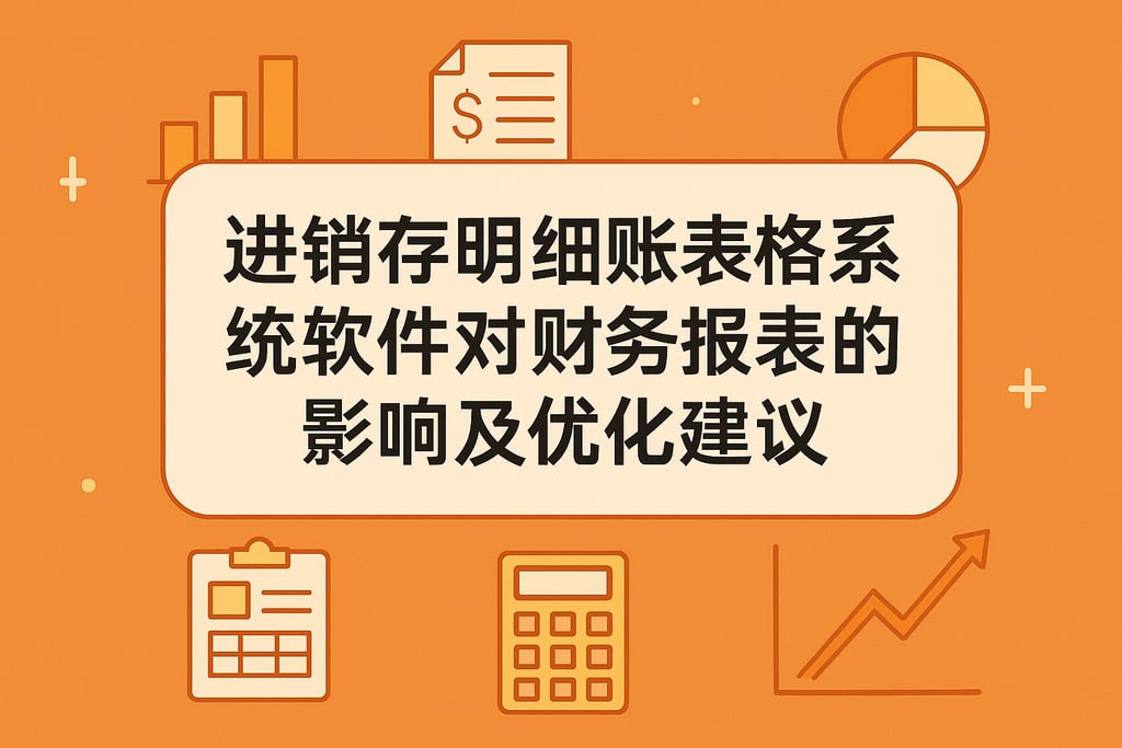 进销存明细账表格系统软件对财务报表的影响及优化建议