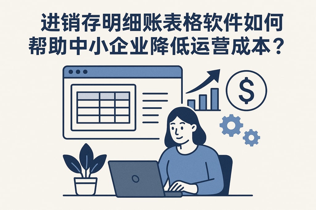 进销存明细账表格软件如何帮助中小企业降低运营成本？