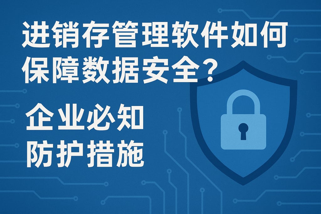 进销存管理软件如何保障数据安全？企业必知防护措施