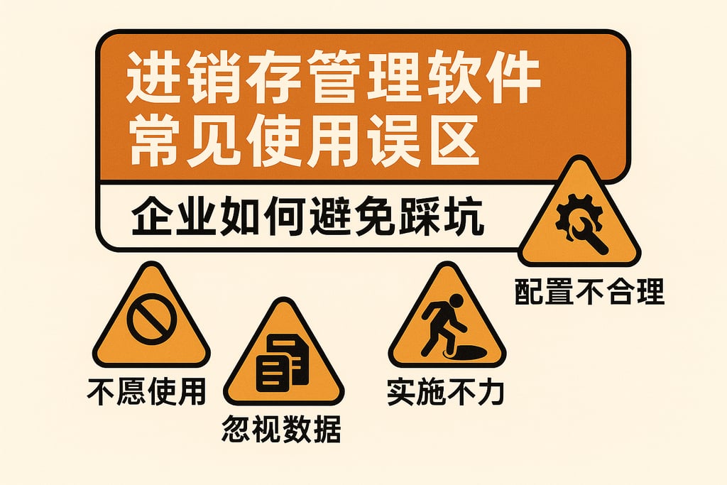 进销存管理软件常见使用误区，企业如何避免踩坑