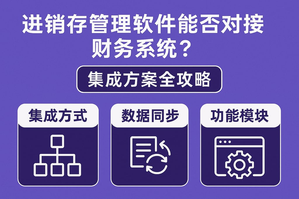 进销存管理软件能否对接财务系统？集成方案全攻略