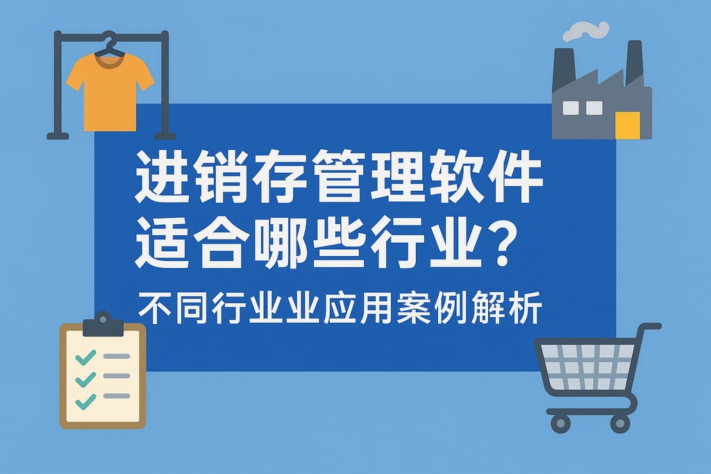 进销存管理软件适合哪些行业？不同行业应用案例解析