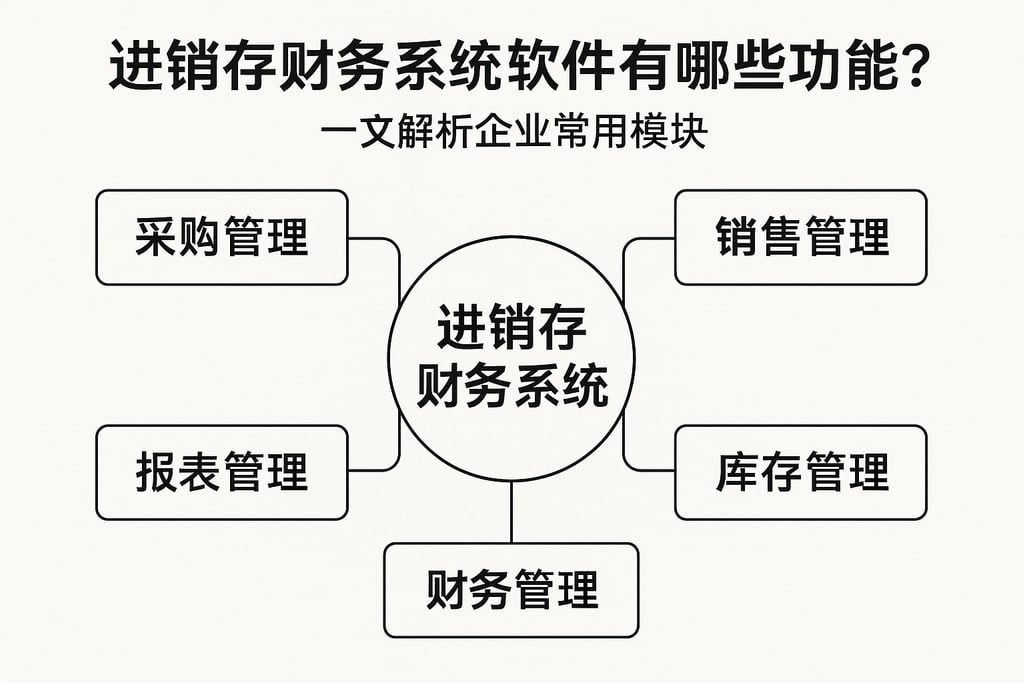 进销存财务系统软件有哪些功能？一文解析企业常用模块