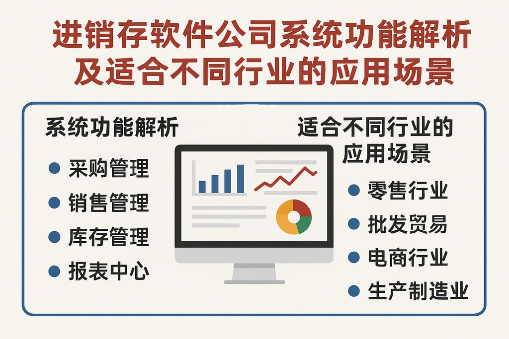 进销存软件公司系统功能解析及适合不同行业的应用场景