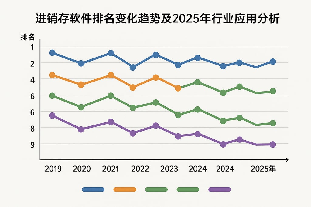 进销存软件排名变化趋势及2025年行业应用分析