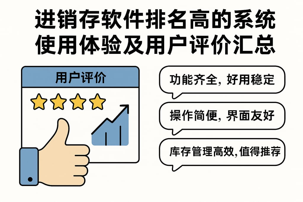 进销存软件排名高的系统使用体验及用户评价汇总