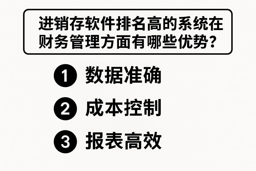 进销存软件排名高的系统在财务管理方面有哪些优势