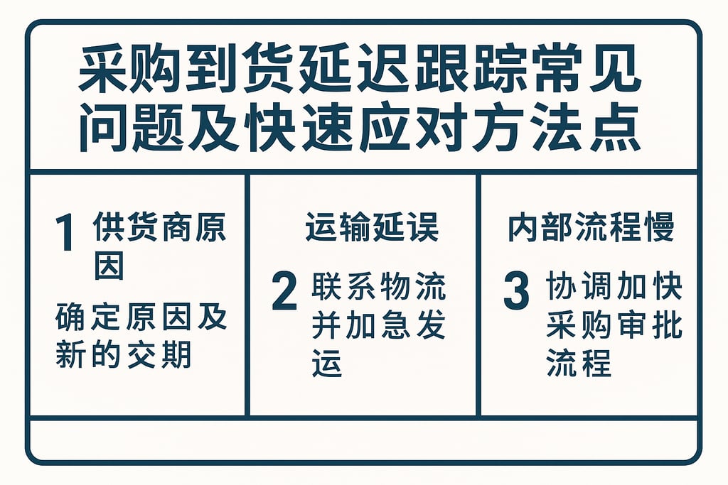 采购到货延迟跟踪常见问题及快速应对方法盘点