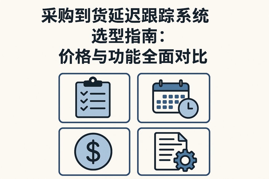 采购到货延迟跟踪系统选型指南：价格与功能全面对比