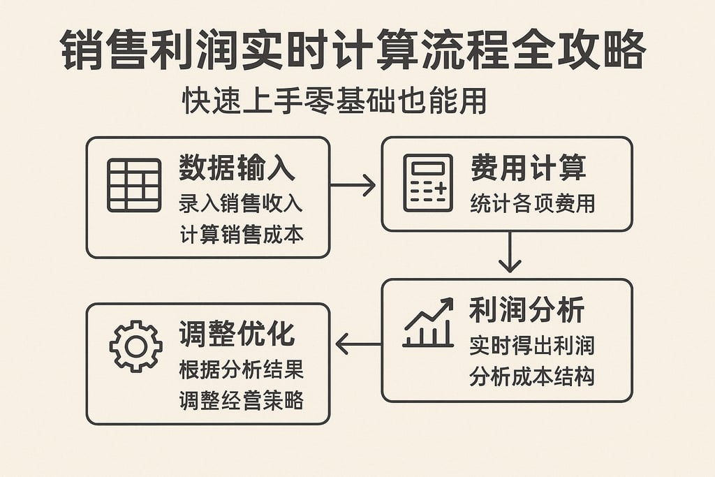 销售利润实时计算流程全攻略，快速上手零基础也能用
