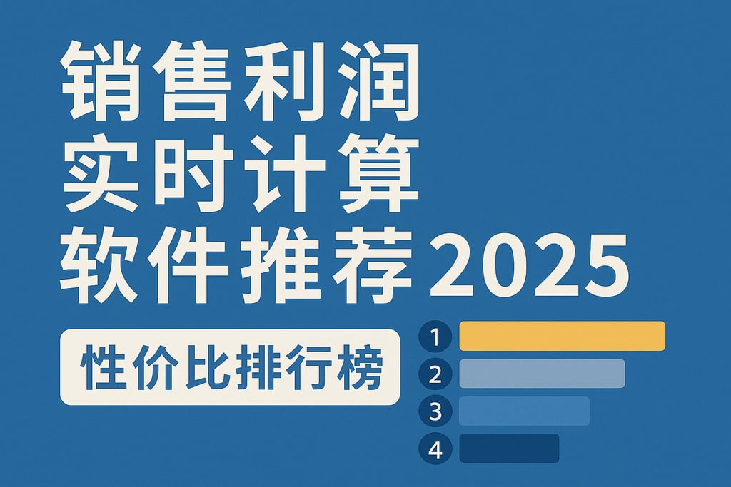销售利润实时计算软件推荐2025，性价比排行榜