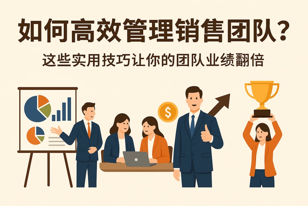 如何高效管理销售团队?这些实用技巧让你的团队业绩翻倍 | 零代码企业数字化知识站