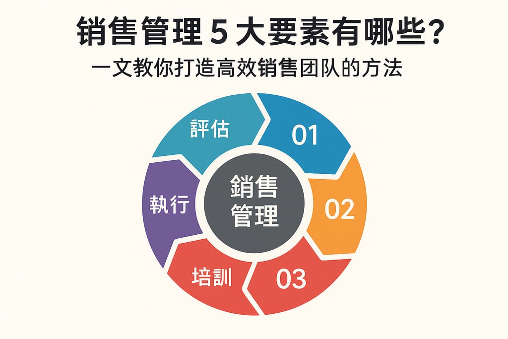 销售管理5大要素有哪些?一文教你打造高效销售团队的方法 | 零代码企业数字化知识站