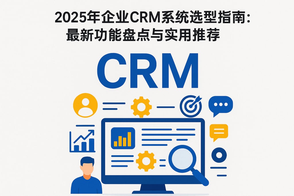 2025年企业CRM系统选型指南：最新功能盘点与实用推荐