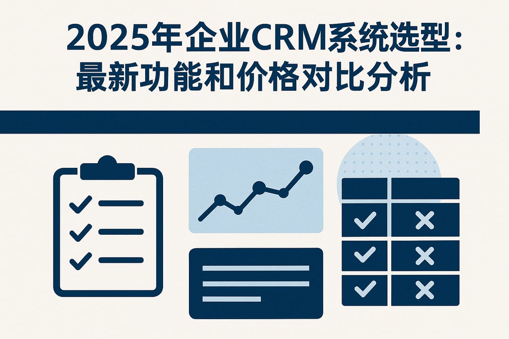 2025年企业crm系统选型指南：最新功能和价格对比分析