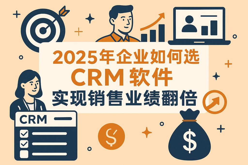 2025年企业如何选择CRM软件实现销售业绩翻倍