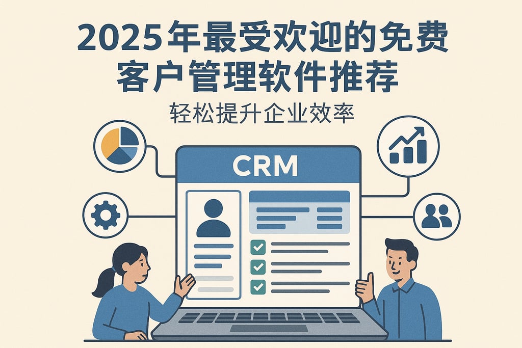 2025年最受欢迎的免费客户管理软件推荐，轻松提升企业效率
