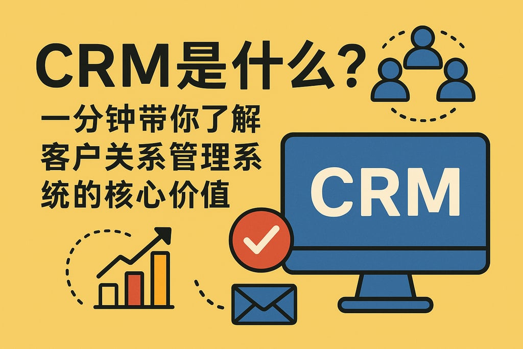 CRM是什么？一分钟带你了解客户关系管理系统的核心价值