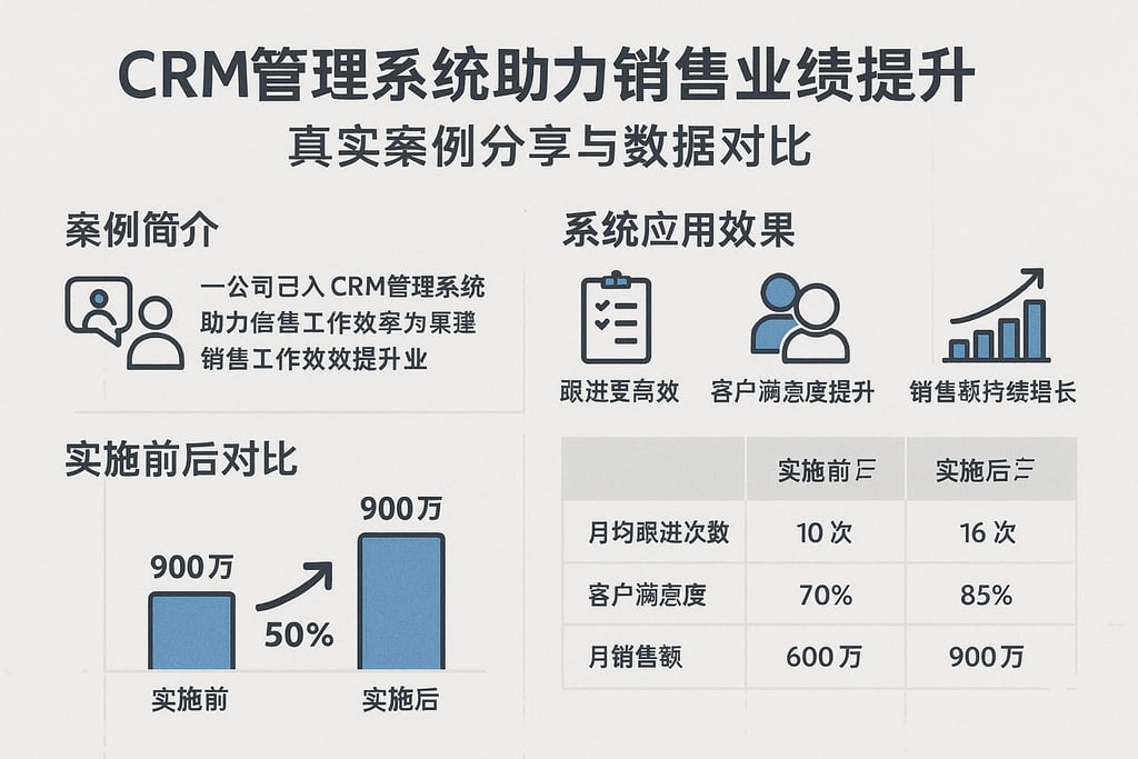 CRM管理系统助力销售业绩提升，真实案例分享与数据对比