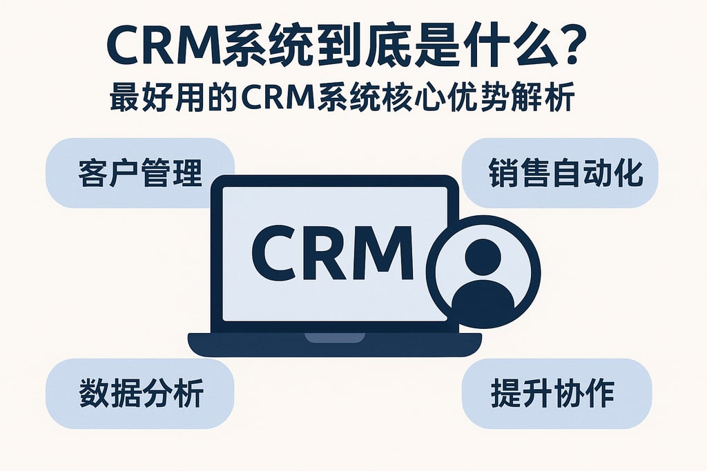 CRM系统到底是什么？最好用的CRM系统核心优势解析