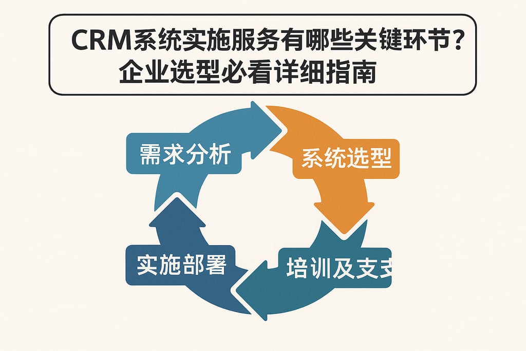 CRM系统实施服务有哪些关键环节？企业选型必看详细指南