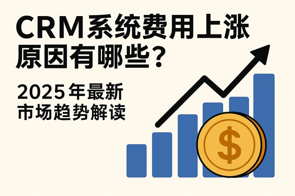 CRM系统费用上涨原因有哪些？2025年最新市场趋势解读