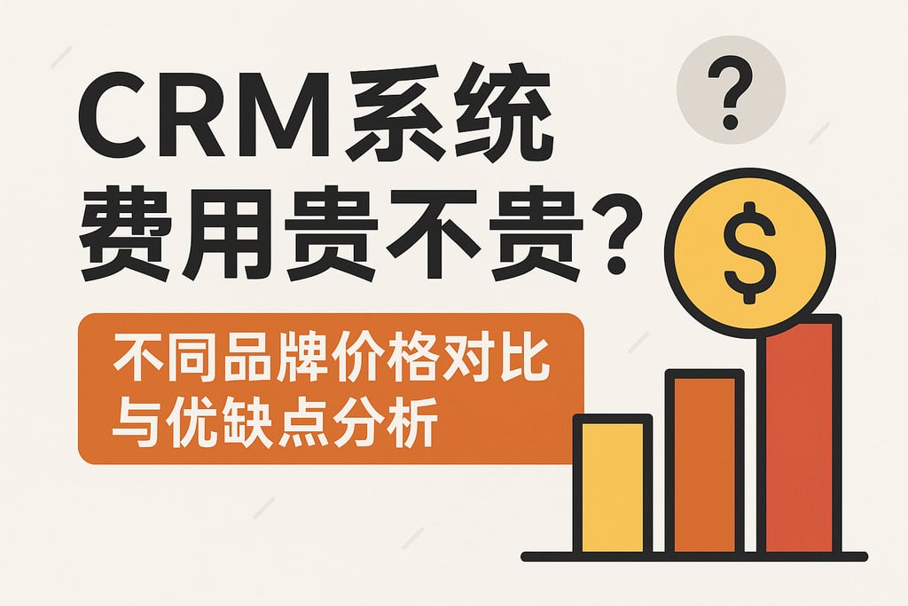 CRM系统费用贵不贵？不同品牌价格对比与优缺点分析