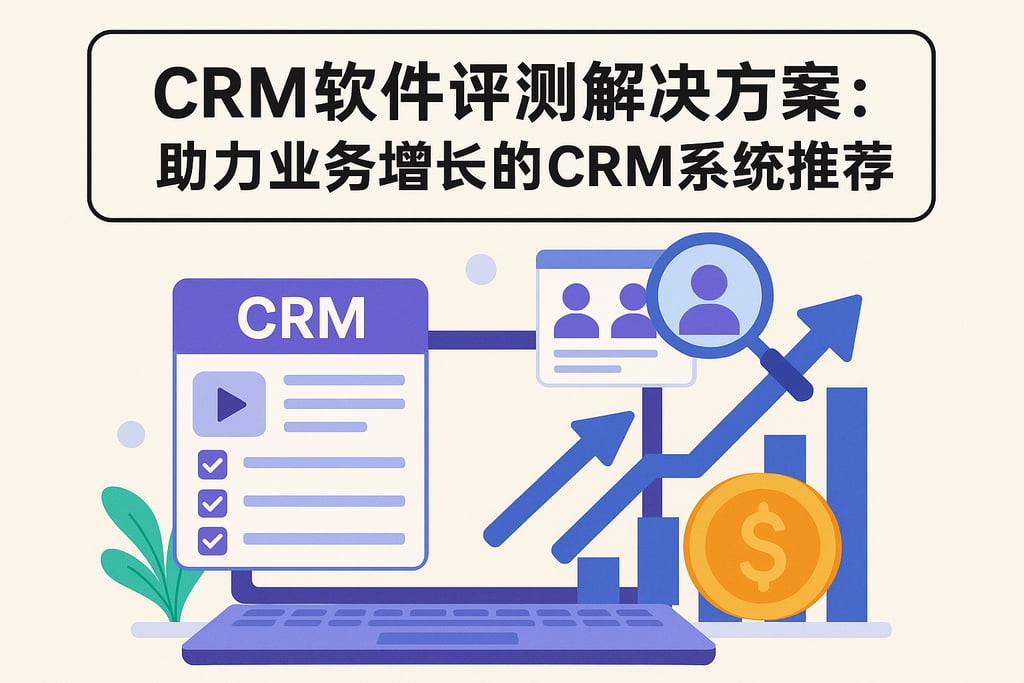 CRM软件评测解决方案：助力业务增长的CRM系统推荐