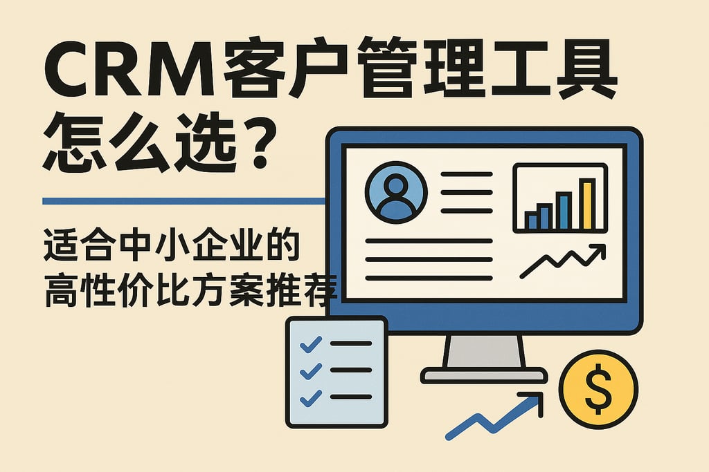 crm客户管理工具怎么选？适合中小企业的高性价比方案推荐