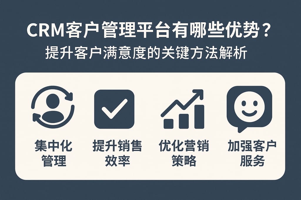 crm客户管理平台有哪些优势？提升客户满意度的关键方法解析
