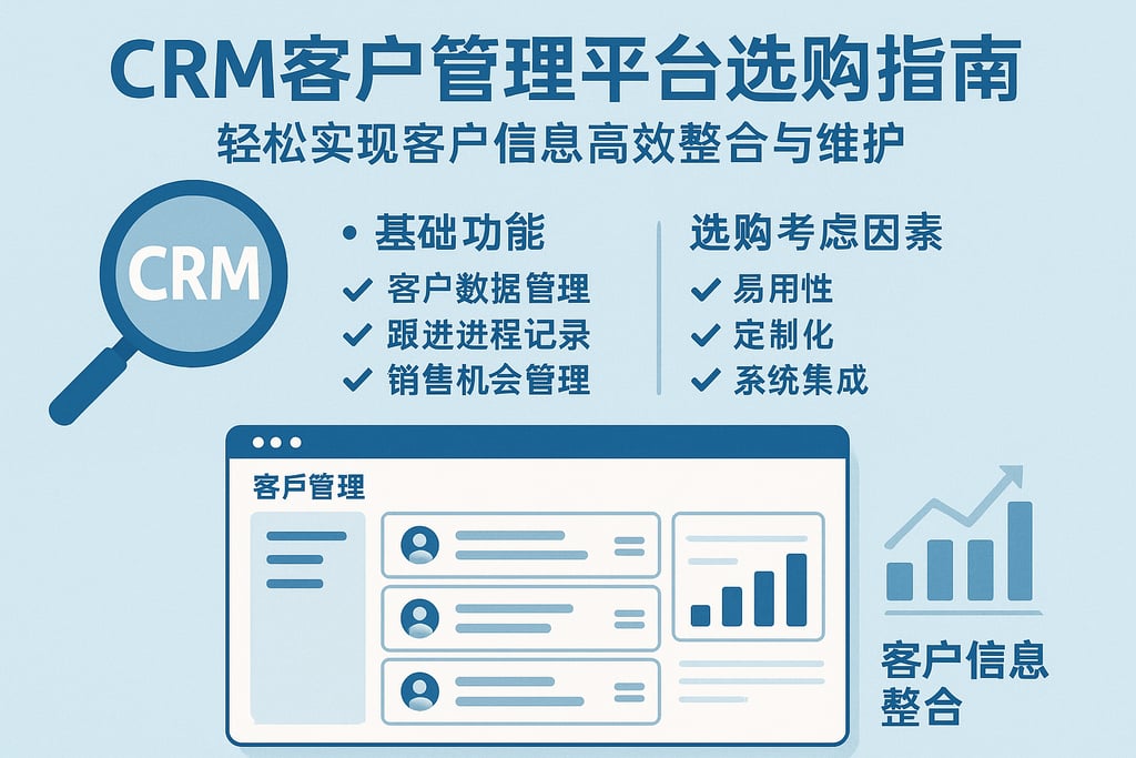 crm客户管理平台选购指南，轻松实现客户信息高效整合与维护