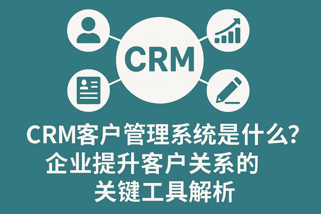 crm客户管理系统是什么？企业提升客户关系的关键工具解析