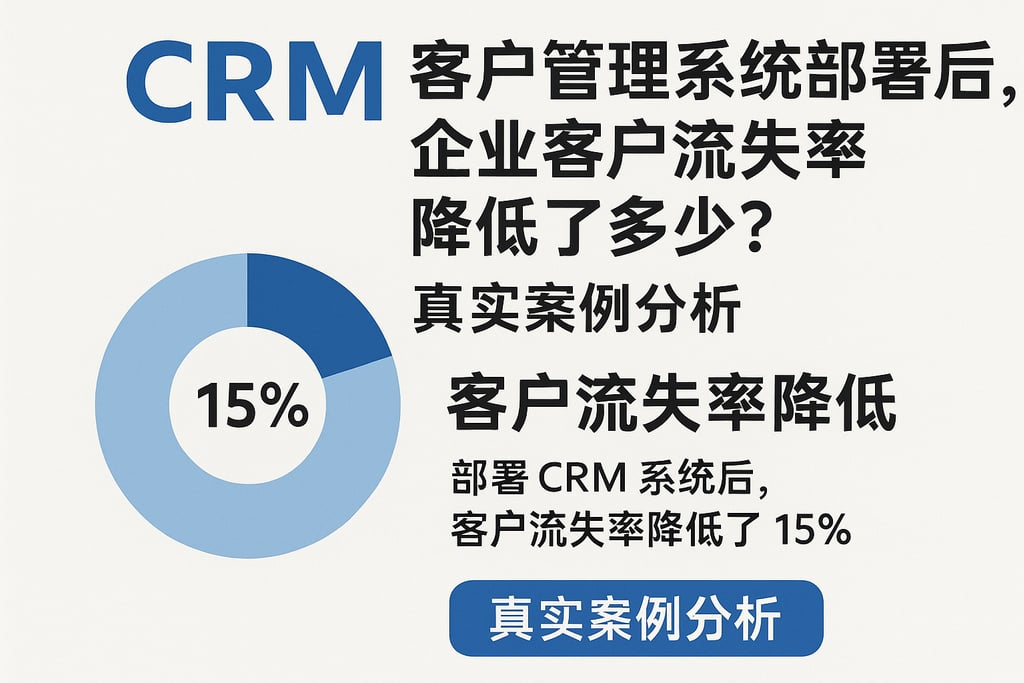 crm客户管理系统部署后，企业客户流失率降低了多少？真实案例分析