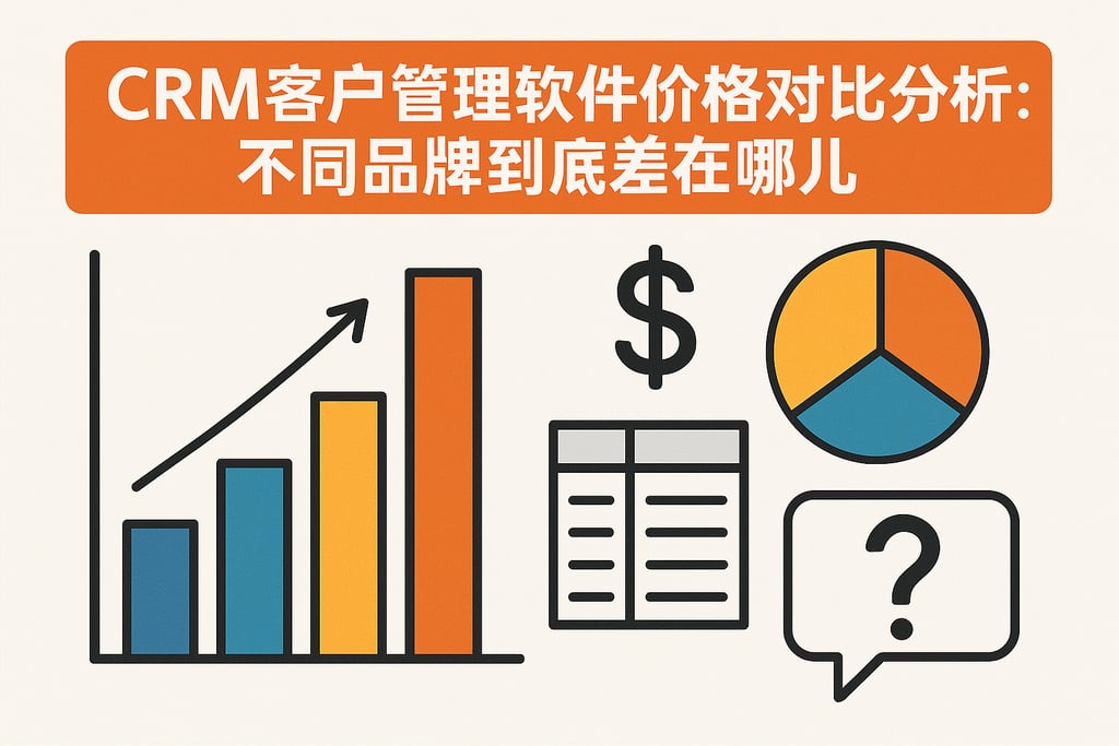 crm客户管理软件价格对比分析：不同品牌到底差在哪儿