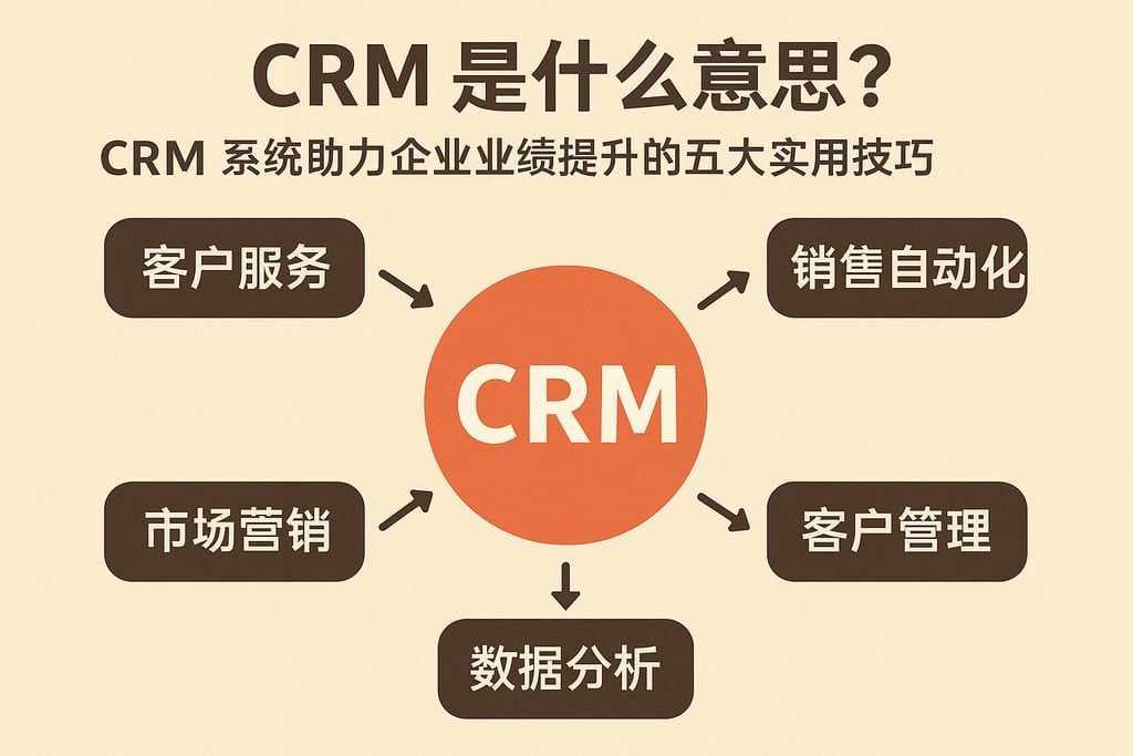 crm是什么意思？crm系统助力企业业绩提升的五大实用技巧
